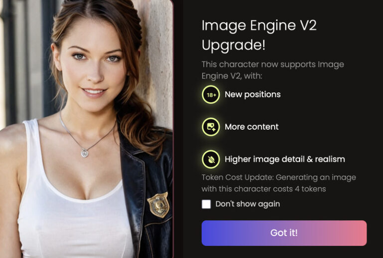 Candi Image engine upgrade notification