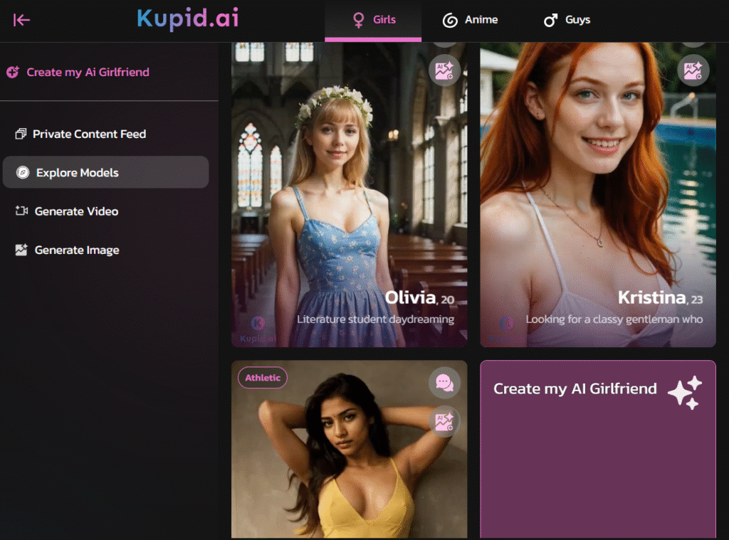 kupid ai homepage