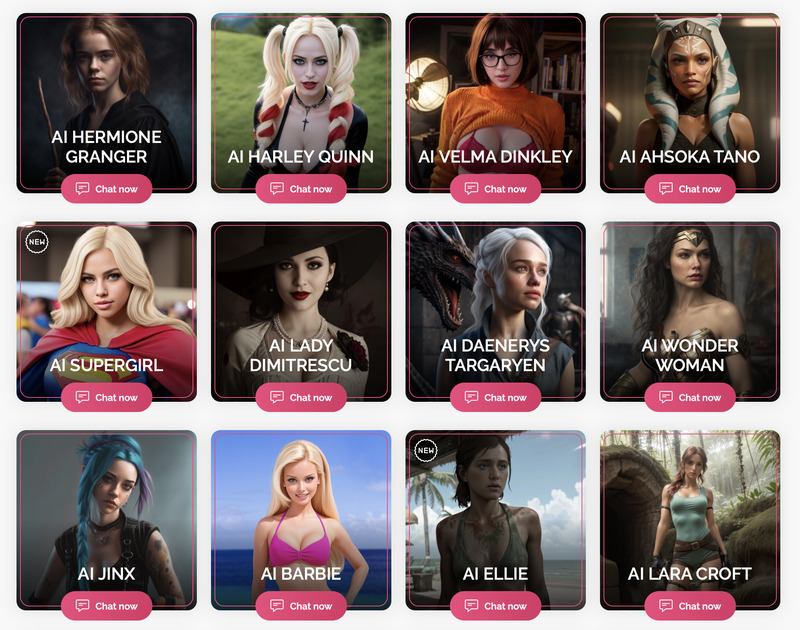 AI fictional characters