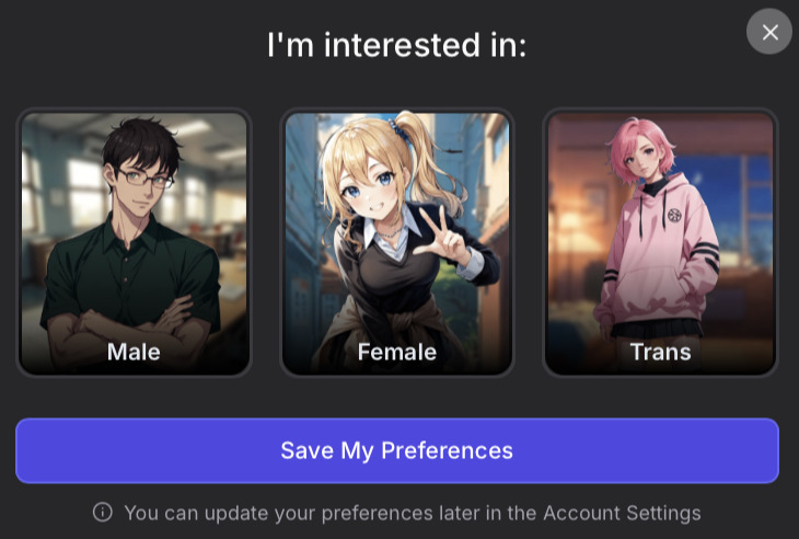 Choose which gender you_re interested in