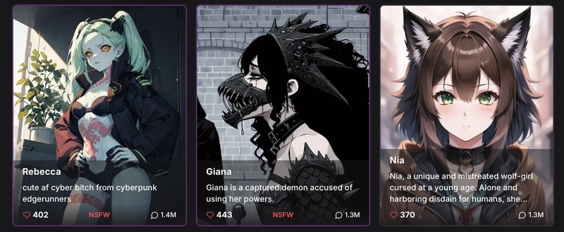 Example of monster girl creations