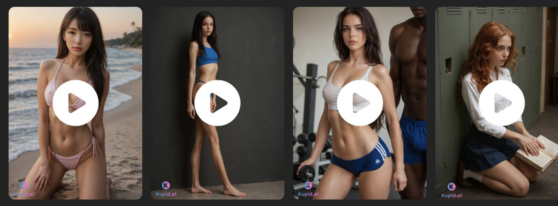 Examples of videos generated