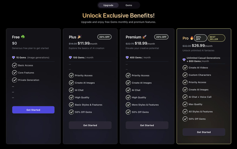 Subscription plans
