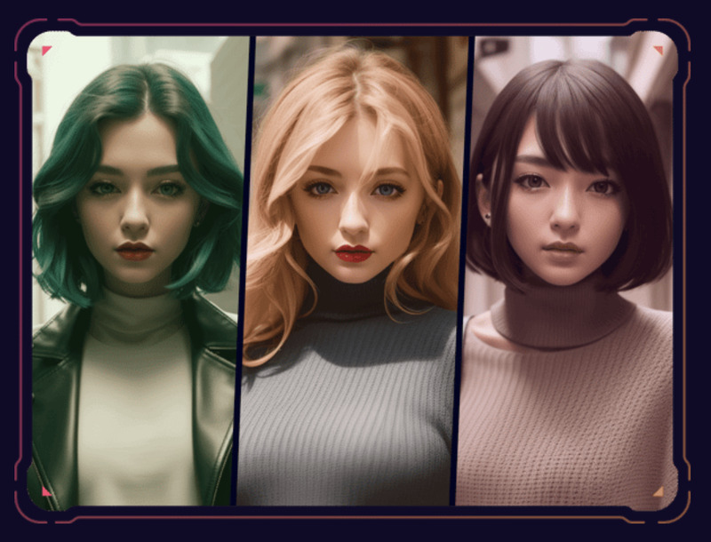 Types of AI images in app