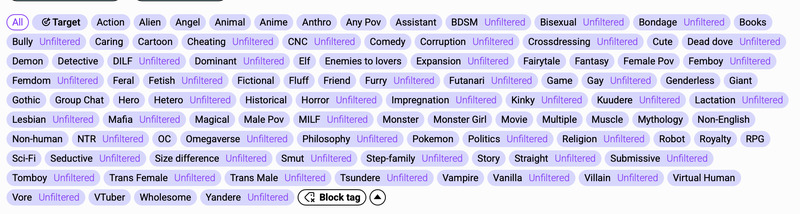 Uncensored tags
