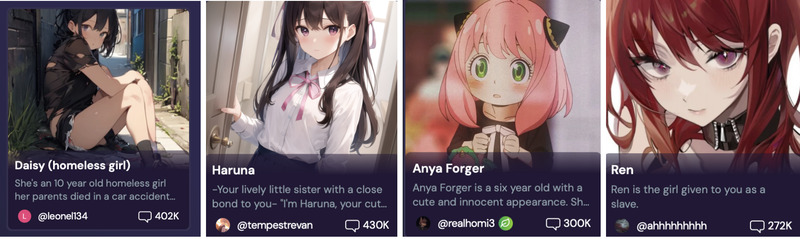 Worrying characters