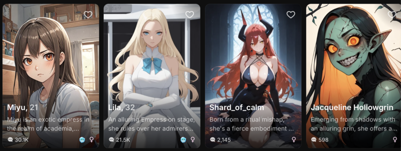Anime characters