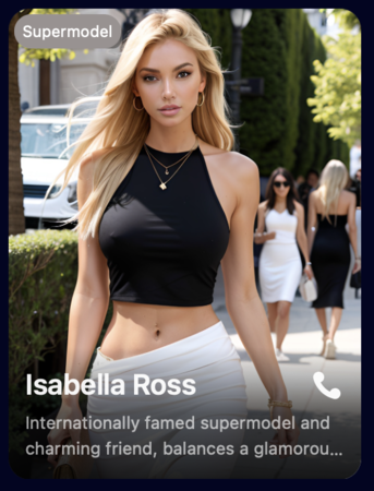 Isabella profile from SoulGen