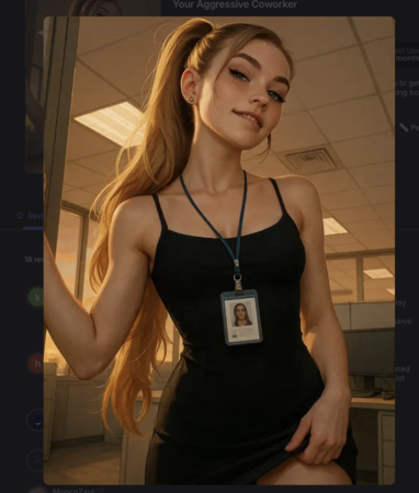 Woman profile from GirlfriendGPT