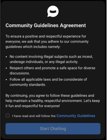 SpicychatAI Community Guideline