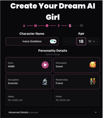OurDream Create character