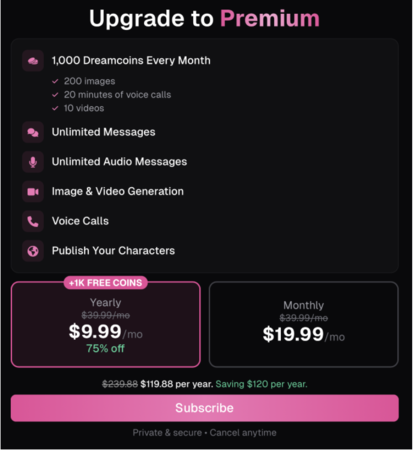 OurDream Prices