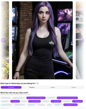 Nomi AI Key traits