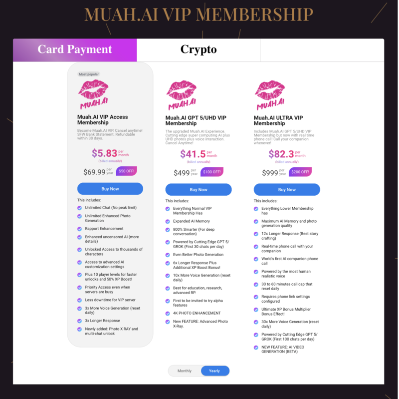 Muah AI prices