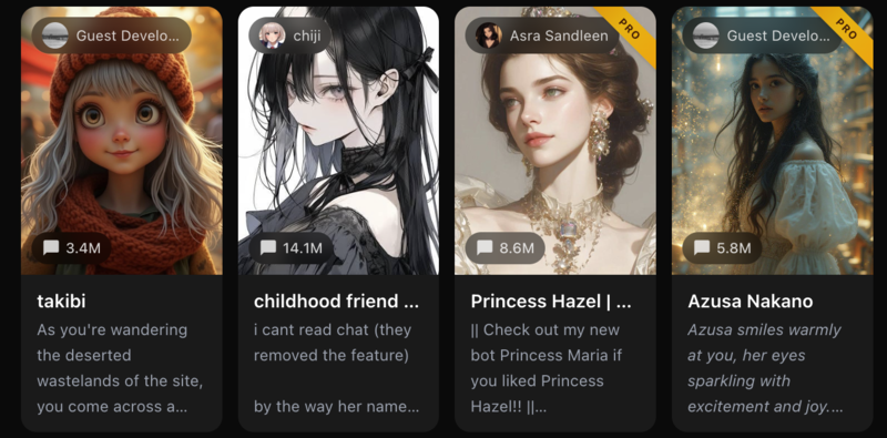 Chai characters