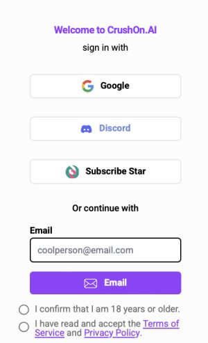 Create an account